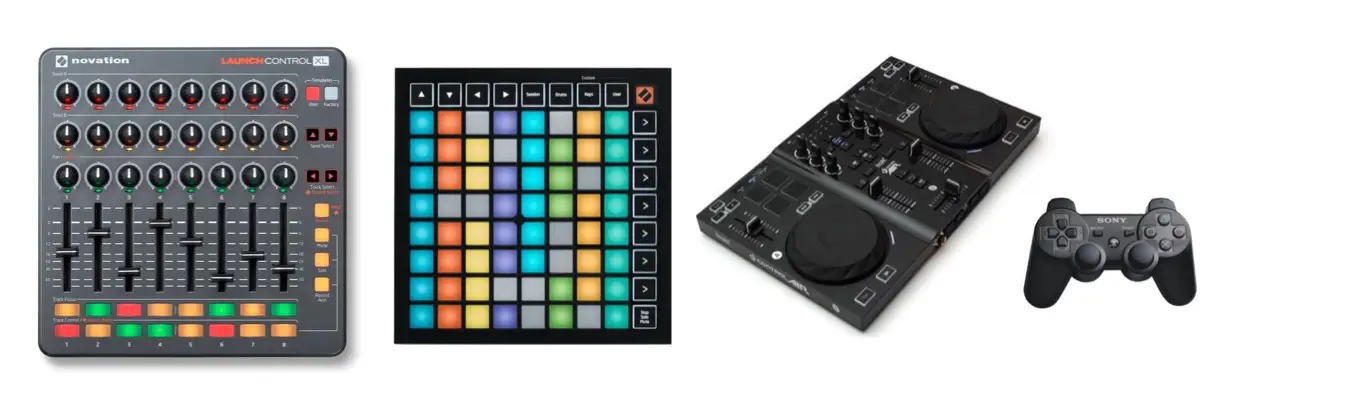 Control your interactive scenes in realtime with standard MIDI controllers and Joysticks