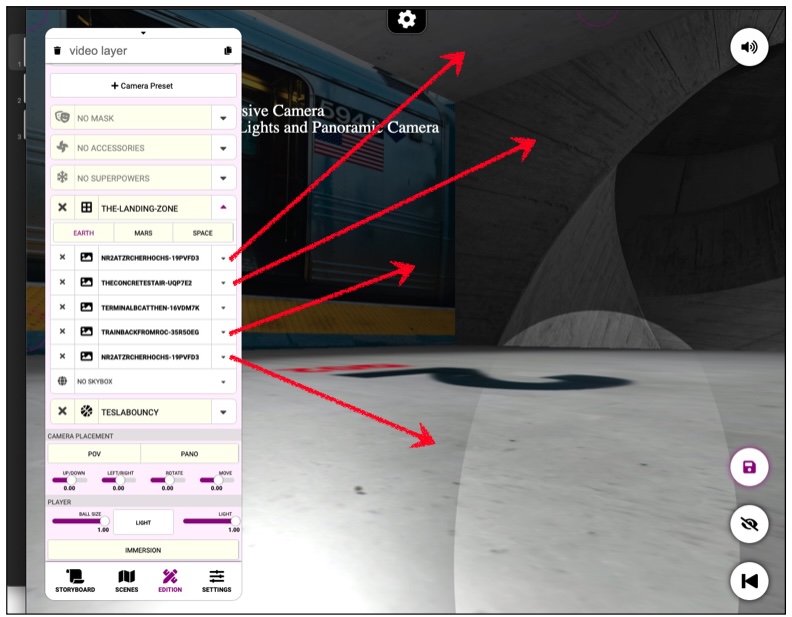 Virtual Room Configuration for 3D Live Streaming with  Obscene Studio