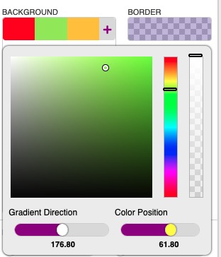 Gradient and Color Picker