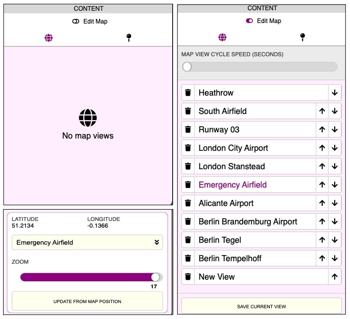 Map Object Views