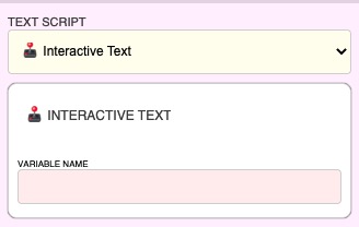Interactive Text
