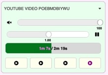 Interactive Controls for a YouTube Video when connected to OBS Studio