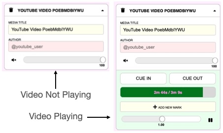 YouTube Video Properties in Obscene Studio